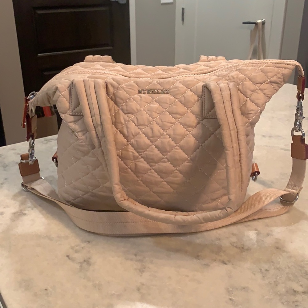 MZ Wallace Medium Sutton bag in Mushroom